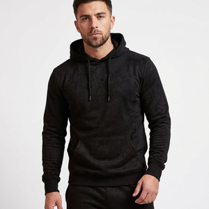 Sudadera con Capucha XL para Hombre, Superventas, con Logotipo Personalizado, de Algodón, Forro Polar Ligero para Invierno, Diseño de Patrón Sólido, Forro Teñido Liso - Product Image 1