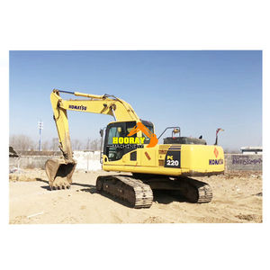 Excavadora de cadenas usada Komatsu PC220-7, miniexcavadora KOMATSU PC220-7, maquinaria de movimiento de tierras, equipo con pintura original - Product Image 5