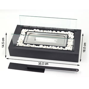 Nuovo design portatile da tavolo caminetto bioetanolo bruciatore da tavolo fumes creatore tavolo interno esterno pozzo del fuoco - Product Image 2