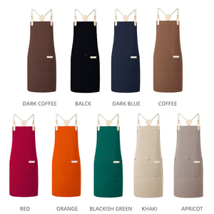 Delantal Promocional Publicitario con Logotipo Personalizado, Impresión <span class=keywords><strong>para</strong></span> Restaurantes, Tela de Sarga, Color Sólido, Ropa de Trabajo <span class=keywords><strong>para</strong></span> <span class=keywords><strong>Eventos</strong></span> - Product Image 3