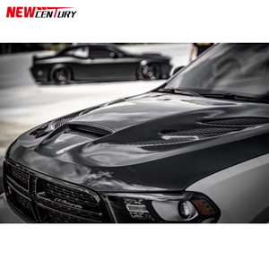 Convient pour la Dodge <span class=keywords><strong>Durango</strong></span> SRT <span class=keywords><strong>Durango</strong></span> 2011-2022 capot en fibre de carbone MBJ perforé modifié - Product Image 3