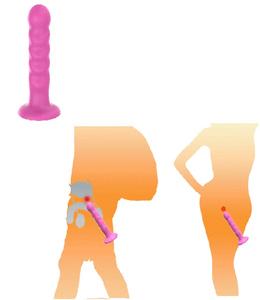 عصا سحرية للاستمتاع الذاتي للجنسين، قابس شرجي للتدليك، لعبة جنسية للبالغين، موديل وينتشو QL-QM - Product Image 1