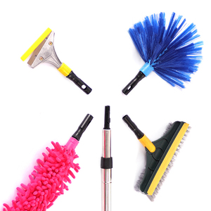 Tige télescopique à accouplement rapide en acier inoxydable de longueur personnalisée UPSILON, avec poignée en PVC écologique, pour le nettoyage ménager - Product Image 5