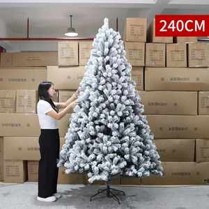 ต้นคริสต์มาสประดิษฐ์ PVC สำหรับตกแต่งภายในและภายนอกอาคาร ขนาด 180 ซม. 210 ซม. 240 ซม. จาก Super Manufacturer ต้นคริสต์มาสที่ดูสมจริง - Product Image 2