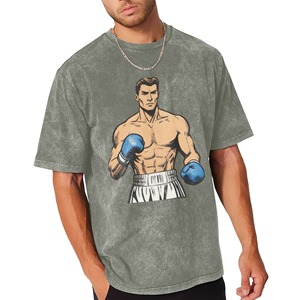 T-shirt graphique vintage de boxe pour homme POD, stock US, imprimé Mike <span class=keywords><strong>Tyson</strong></span> <span class=keywords><strong>Iron</strong></span> Mike, décontracté, manches courtes, streetwear, hip hop, coupe oversize - Product Image 4