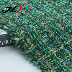 Fancy Design Strength Woven Polyester <strong>Fabric</strong> Green Yarn Dyed Custom Tweed <strong>Fabric</strong> For Clothing - Product Image 5