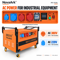 Alimentation électrique mobile robuste IPS1523L 15KW 23kWh, stockage de batterie industriel pour les secours d'urgence, la construction en extérieur