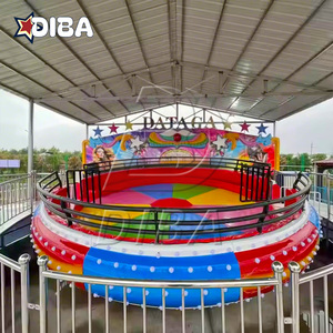 Nouvelle Arrivée <span class=keywords><strong>Manège</strong></span> de Parc d'Attractions Économique Grand Plateau Tournant Crazy <span class=keywords><strong>Tagada</strong></span> Disco en Promotion Carrousel en Fibre de Verre pour Extérieur et Intérieur - Product Image 6