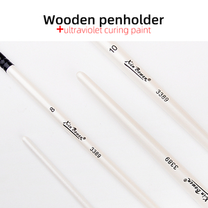 Xin Bowen nouvel article perle blanc qualité pinceaux ensemble 4 pièces aquarelle artiste pinceaux pour huile acrylique <span class=keywords><strong>dessin</strong></span> - Product Image 6