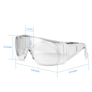 Gafas de Seguridad de Laboratorio de Alta Calidad, Transparentes, Anti-Impacto, para Protección en el Trabajo - Product Image 3