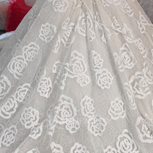 Vestido de Novia Moderno de Gala Wx363 con Escote Corazón, Cola Capilla, Largo hasta el Suelo, Adornado con Malla y Encaje, Tallas Grandes - Product Image 6