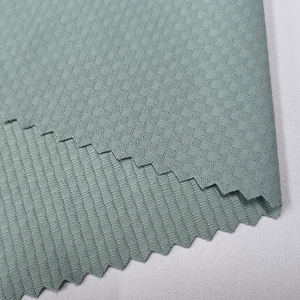 Vente d'usine séchage rapide 80% polyester 20% spandex jacquard coupe sèche tissu oeil d'oiseau pour survêtement, vêtement de sport de loisirs en plein air - Product Image 6