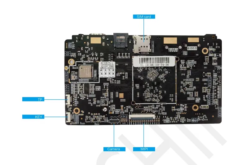 Материнская плата Rockchip RK3566, четырехъядерная материнская плата AIOT A55 ARM, промышленная Встроенная системная плата для разработки Android 11,0, материнская плата