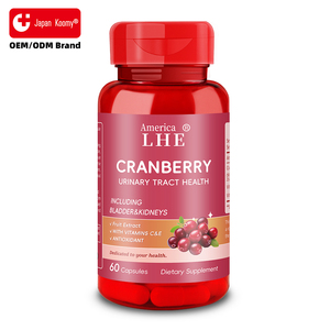 Fabricante de Suplementos Nutracéuticos de Arándanos con Vitaminas C, Salud del Tracto Urinario y Antioxidantes, 60 Cápsulas de Arándanos - Product Image 1