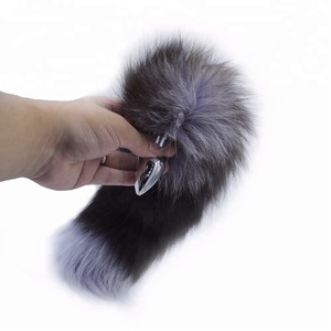 Tapón Anal Real <span class=keywords><strong>de</strong></span> cola <span class=keywords><strong>de</strong></span> zorro para mujer, Juguetes sexuales eróticos <span class=keywords><strong>de</strong></span> BDSM para parejas, juegos <span class=keywords><strong>de</strong></span> adultos, Sex Shop - Product Image 2