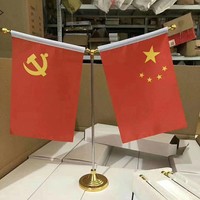 Drapeaux de table personnalisés avec logo imprimé Beckon, mini-bannières pour bureaux et présentoirs de comptoir