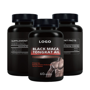 Cápsulas Premium de Maca Negra y Tongkat Ali |   Potenciador de Energía Natural para la Salud Masculina - Disponible OEM - Product Image 1