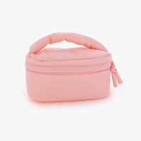 Nouvelle mode de trousse de maquillage de luxe de marque pour femmes trousse de toilette de voyage trousse à cosmétiques personnalisée rembourrée et moelleuse
