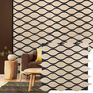 Panneau acoustique en bois <span class=keywords><strong>de</strong></span> forme unique pour l'insonorisation, la réduction du <span class=keywords><strong>bruit</strong></span>, la décoration murale moderne, le bureau à domicile, l'absorption acoustique du studio - Product Image 1