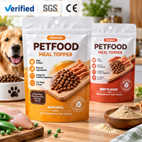 Direkt vom Hersteller: Maßgefertigte Lebensmittelgeeignete Feuchtigkeitsbeständige Standbeutel mit Reißverschluss für Kommerzielle Haustier-Snack-Verpackungen