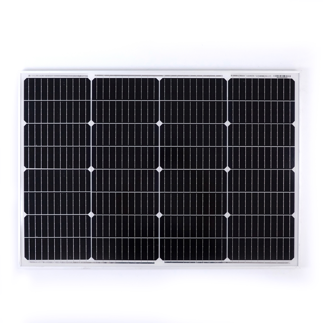 Panel Solar 20W Full Black  Solar Panel 4*9 Cells Aluminium Frame Charging 12V Battery
