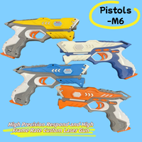 Pistola Láser WEDIDIT M6 Ligera, 4 Colores, Sonidos Fuertes, Alta Precisión, 1920x1080