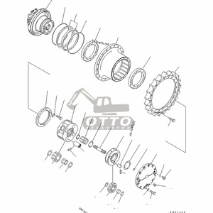 <span class=keywords><strong>Motor</strong></span> Hidrolik Final Drive <span class=keywords><strong>PC210</strong></span>-<span class=keywords><strong>7</strong></span> 20Y-27-00352 <span class=keywords><strong>Travel</strong></span> <span class=keywords><strong>Motor</strong></span> <span class=keywords><strong>Assy</strong></span> 20Y-27-00351 untuk Excavator - Product Image 5