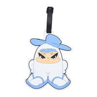 DAWANKA IP Series Oddings Miilloo Muzi 1/12 Skala Figur Plastik Unisex untuk Gantungan Koper dengan Kemasan Asli Hadiah Promosi