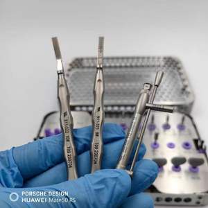 Le fabbriche cinesi forniscono kit di strumenti dentali, set di strumenti chirurgici dentali ed espansori ossei in acciaio. - Product Image 2