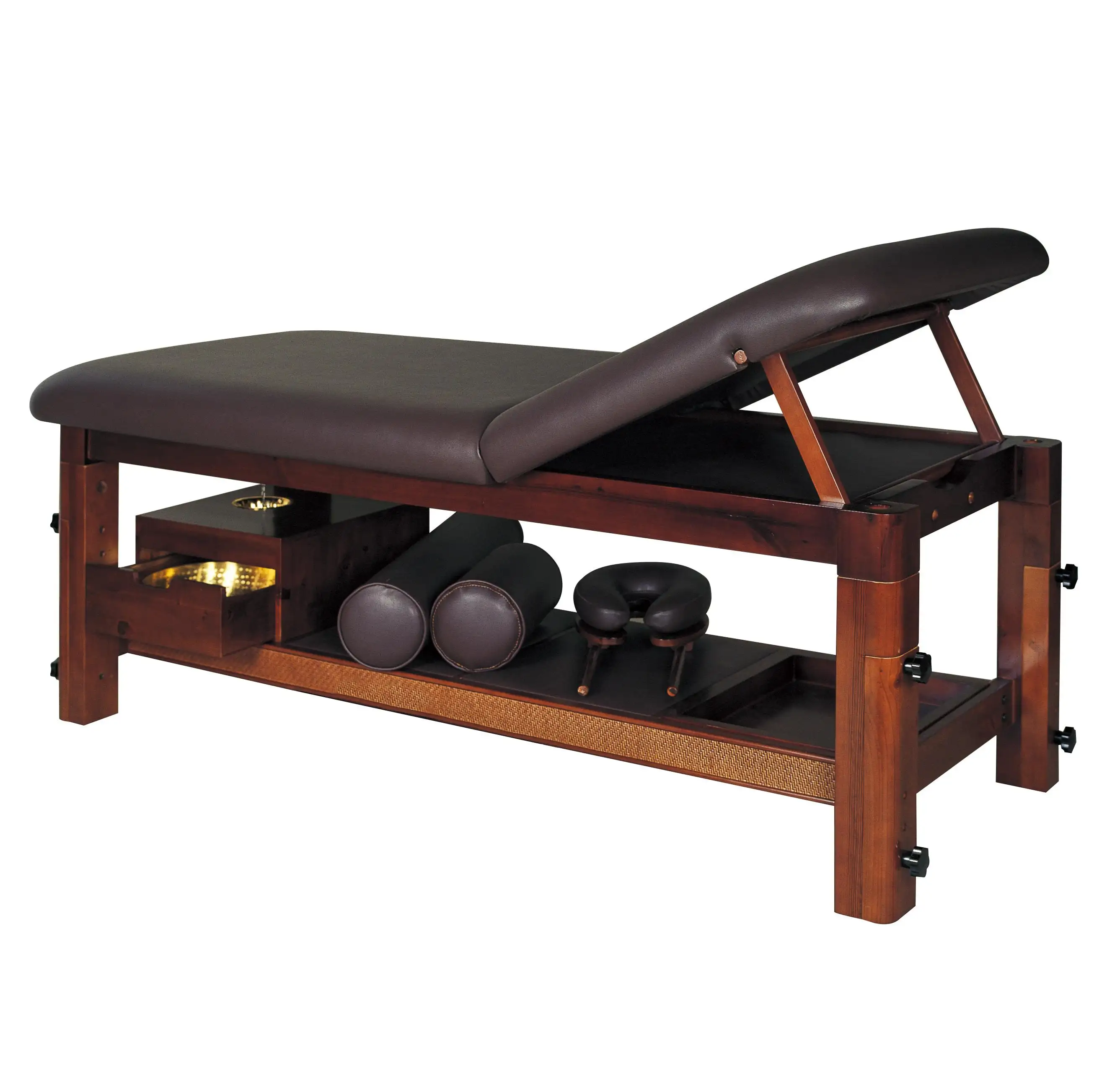 Cama de masaje de madera de alta calidad, gran oferta, mesa de masaje de salón de belleza