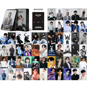 Venta al por mayor Kpop Idol Group 55 unids/caja JungKook SEVEN JK Solo Photocard Lomo Card Photo Card
