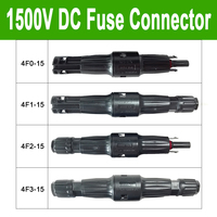 Connecteur de fusible solaire en ligne NSPV 1500VDC mâle/femelle 30A 50A, protection de circuit parallèle photovoltaïque IP68, fusible de puissance