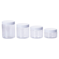 Bouteilles Distributrices de Crème et de Lotion en Stock, 100 à 500 ml, Pots Vides pour Gommages, Pots en Plastique PET pour Boue Nettoyante