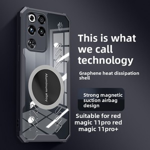 Étui de téléphone à dissipation thermique pour Nubia <span class=keywords><strong>Neo</strong></span> <span class=keywords><strong>3</strong></span> <span class=keywords><strong>GT</strong></span> 2 5G, coque de protection en acrylique hautement transparente - Product Image 1