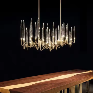 Lampu liontin populer gaya Amerika bahan tembaga kelas atas kustom - Product Image 4