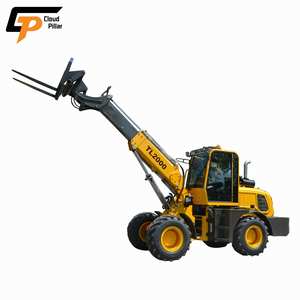 Chargeur sur pneus articulé miniature CP TL2000 <span class=keywords><strong>de</strong></span> Weifang, Chine, avec flèche télescopique, chargeur télescopique compact, chargeur à flèche télescopique - Product Image 1