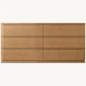 Cómoda de Madera de Roble de Lujo Moderna Hecha a Mano con 6 Cajones para Dormitorio o Sala de Estar - Product Image 5