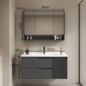 Mueble de Baño Inteligente de Madera Contrachapada y MDF con Certificación CE, Ecológico, Duradero, Fácil de Limpiar, Resistente al Agua, Montado en la Pared - Product Image 5