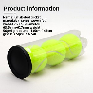 Paquete de <span class=keywords><strong>Pelotas</strong></span> de Pádel Presurizadas Premium, 45% Fieltro de Lana, Alta Elasticidad, <span class=keywords><strong>Pelotas</strong></span> de Pádel Duraderas para Entrenamiento, Juego Profesional en Torneos - Product Image 5