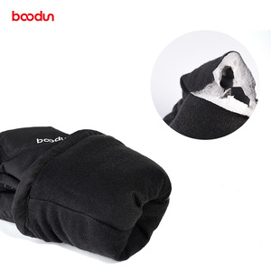 Baodun Ski <b>Gloves</b> Full Finger Red And Black Waterproof <b>Warm</b> For Downhill Skiing Unisex Outdoor Winter Use - Product Image 2