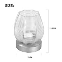 Lampe murale LED moderne nordique TH avec abat-jour en verre, design sans fil, blanc chaud (3500K) pour salle de lecture, Guangdong