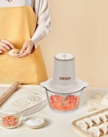 Hachoir à viande électrique multifonction mini, automatique, portable, sans fil, pour la cuisine, mixeur, hachoir à ail