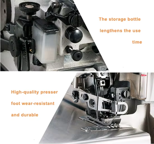 Máquina de Coser Industrial Overlock de Alta Velocidad de 4 Hilos Jukky JK747 Modelo Ordinario, Precio al por Mayor - Product Image 4