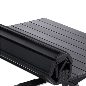 Outdoor Picnic Chair Table Combo Aluminium Lightweight <b>Folding</b> Camping <b>Dining</b> Table and Chair <b>Set</b> - Product Image 3