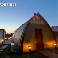 Maisons préfabriquées triangulaires modernes, simples, luxueuses et spéciales pour la vie et l'hôtel
