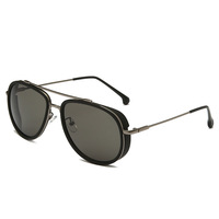Gafas de Sol de Moda Unisex para Mujer, Gafas de Sol de Diseñador para Hombre, Promoción OEM, Gafas de Sol Retro de Metal con Marco en Forma de A