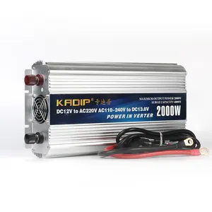 Portatile 12V Inverter di Uscita del Generatore 200V Auto 2000W di Potenza Inverter