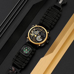 Montre Homme SKMEI 2202 di lusso coppia orologio LED retroilluminazione impermeabile ombrello corda cinturino Logo personalizzato Relojes Para Parejas - Product Image 4