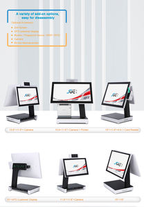 ร้านค้ามืออาชีพ11.6นิ้ว<span class=keywords><strong>ท</strong></span>ั้งหมดในหนึ่งหน้าจอสัมผัสคู่ POS Terminal ลง<span class=keywords><strong>ท</strong></span>ะเบียนเงินสด - Product Image 6