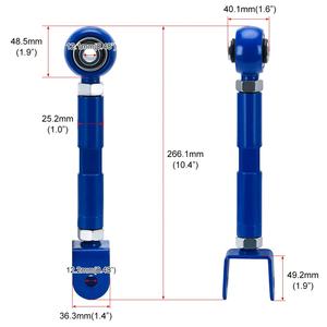 Pour 89-94 240SX S13 cambrure + bras de Traction + <span class=keywords><strong>Tension</strong></span> + bras d'orteil arrière réglable bleu 9816 + 9823 + 9836 + 9805 - Product Image 4